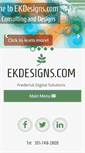Mobile Screenshot of ekdesigns.com