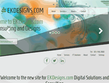 Tablet Screenshot of ekdesigns.com